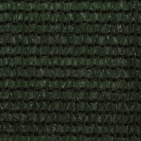 sötétzöld HDPE erkélytakaró 75 x 500 cm
