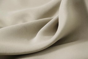 Függöny OXFORD 140x250 cm, világosbézs Felfüggesztés: Fém gyűrűk