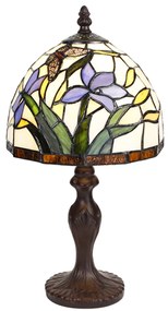 Tiffany asztali lámpa virág mintás