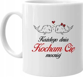 Minden nap jobban szeretlek Valentin-napi bögre