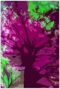 Poszterek 60x90 Absztrakt Fák Ősz