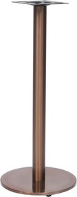 vidaXL aranyszínű rozsdamentes acél bisztróasztalláb Ø45 x 107 cm