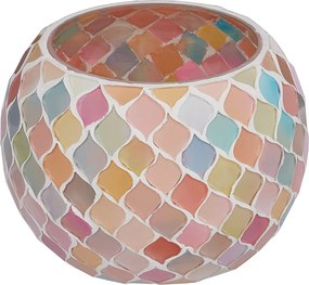 PASTEL LIGHTS mozaik mécsestartó Ø 12 cm