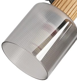 Brilagi - HYGGE spotlámpa 2xE14/15W/230V kaucsukfa/füstszínű