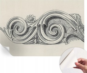 Öntapadós tapéta Fali furnér 3D hatás Növényi dísz 104x70 cm