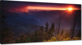 Festmények 115x55 Kilátás Tájkép