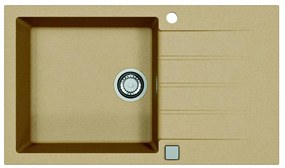 ALVEUS 1132029 - Mosogató CADIT 86x50 cm gránit/bézs