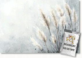 Fotótapéta Flizelina Természet Dekoráció Szürke Pampas Fű 312x219 ragasztó