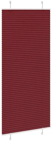 pliszírozott redőny Bordeaux piros 90x200 cm szövetszélesség