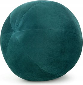 Gaja díszpárna 4 o24 cm sötét türkiz velvet dekoratív Glamour