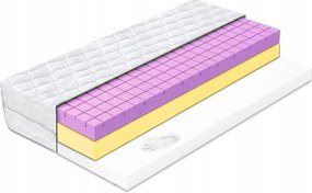 Habszivacs matrac 80x180 Visco Memory légáteresztő 13cm