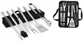 9 részes grill eszköz készlet táskában