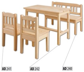 Gyermekpad AD240 Szürke