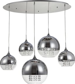 Maytoni FERMI P140-PL-170-5-N Függőlámpa 5xE27/60W IP20