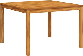 vidaXL tömör akácfa kerti étkezőasztal 110 x 110 x 75 cm