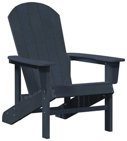 vidaXL Adirondack szék Sötétkék 82 x 74 x 92 cm HDPE