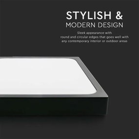 LED Fürdőszobai mennyezeti lámpa LED/30W/230V 3000K IP44 fekete