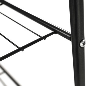 Polcállvány, 3 polcos, sötét szürke, VERUMA