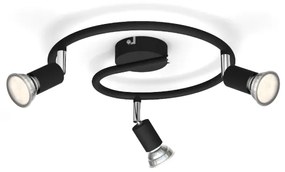 Philips - Spotlámpa LIMBALI 3xGU10/50W/230V fekete