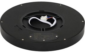 Fulgur s-42585-LED Mennyezeti lámpa érzékelővel NOMY-S 18W/230V 3000/4000/6000K IP40 fekete