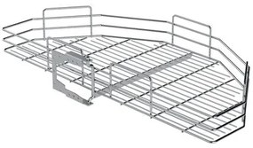 Konyhai fémrács, sarokszekrénybe, félkör kosár, 760mm átmérő, 450mm ajtókhoz, SIGE Green Line 070