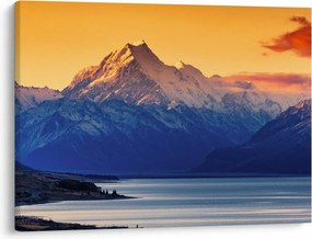 Kép - Pukaki-tó (70x50 cm)