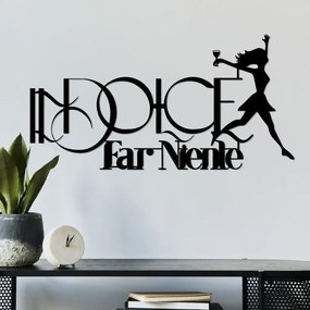 Dolce fém fali dekoráció, 60×31 cm