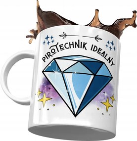 Pirotechnikus Születésnapi Bögre Ajándék Nyomtatott Fotóval