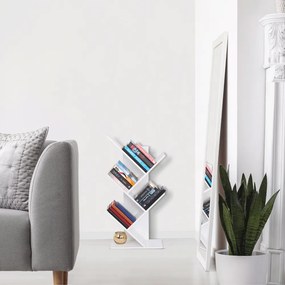 Könyvespolc, fehér, BAKI NEW TYP 3