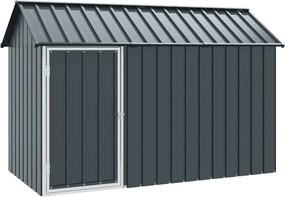 vidaXL Madár kalitka Antracit 215 x 112 x 141 cm Horganyzott acél