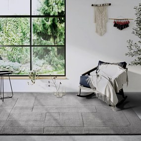 Szürke kézi szövésű gyapjú szőnyeg 80x150 cm Charlotte – Villeroy&amp;Boch