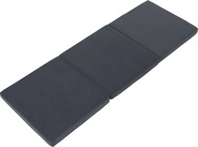 Összehajtható matrac, hab, 65x180, szürke, LEVI 65