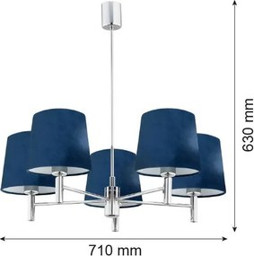Argon BOLZANO 2074 Csillár 5x15W/E27 IP20