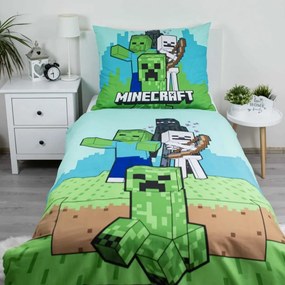 Disney Minecraft gyerek ágyneműhuzat 140x200cm+90x70cm Setino