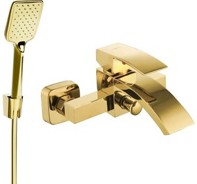 Mexen Libra R62 kádcsaptelep zuhanygarnitúrával, arany, 74513R62-50