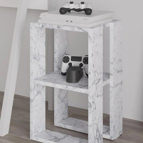 Éjjeliszekrény Lonie - Carrara Marble