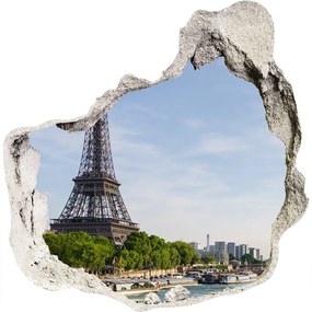 3d lyuk fal dekoráció Eiffel-torony párizs nd-p-85055031