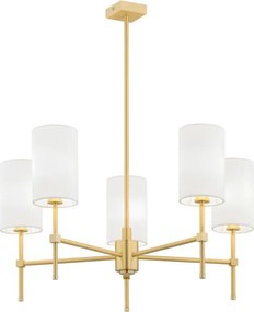 ARGON 2134 ABRUZZO Modern Csillár Fehér, Sárgaréz E14 IP20