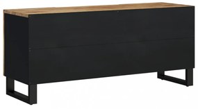 vidaXL tömör mangófa és szerelt fa TV-szekrény 105 x 33,5 x 46 cm