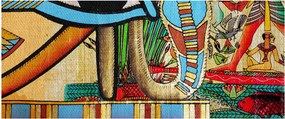 Egyiptomi motívumú kép (120x50 cm)