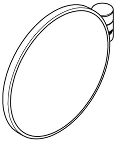 GROHE 41077000 - Kozmetikai tükör SELECTION 20 × 20 cm fényes króm