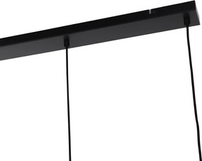 Okos függőlámpa fekete füstüveggel, 4 izzóval, 4 Wifi ST64-gyel - Laura