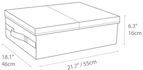 Underbed szürke tárolódoboz - Bigso Box of Sweden