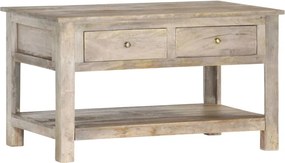vidaXL tömör mangófa dohányzóasztal 82 x 52 x 47 cm