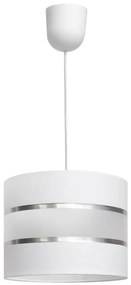 Csillár zsinóron HELEN 1xE27/15W/230V fehér