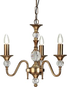 Endon POLINA LX124P3B Csillár 3x40W/E14