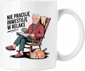 Nyugdíjas bögre mém vicc 2 Fehér 330ml