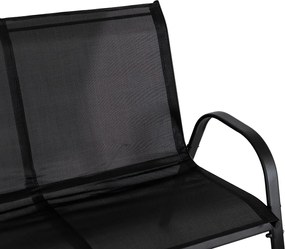 MINNESOTA kerti bútor szett fekete