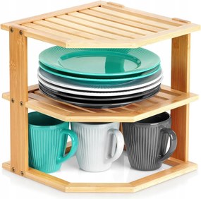 Konyhai kiegészítő polc pultra polc szekrény sarok állvány rendszerező