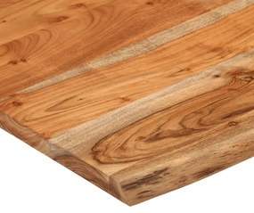 tömör akácfa téglalap alakú asztallap 80 x 80 x 2,5 cm